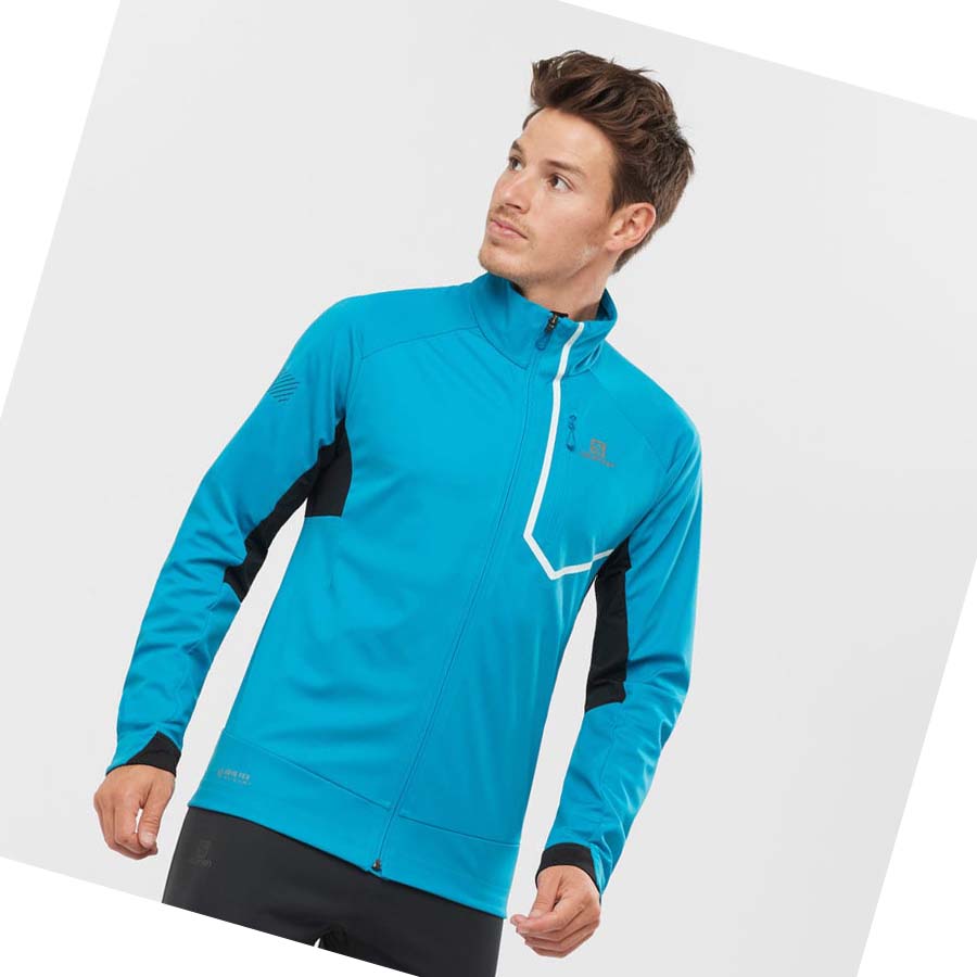 Salomon GORE-TEX INFINIUM™ WINDSTOPPER® PRO Erkek Ceket Siyah | TR 3260HAP